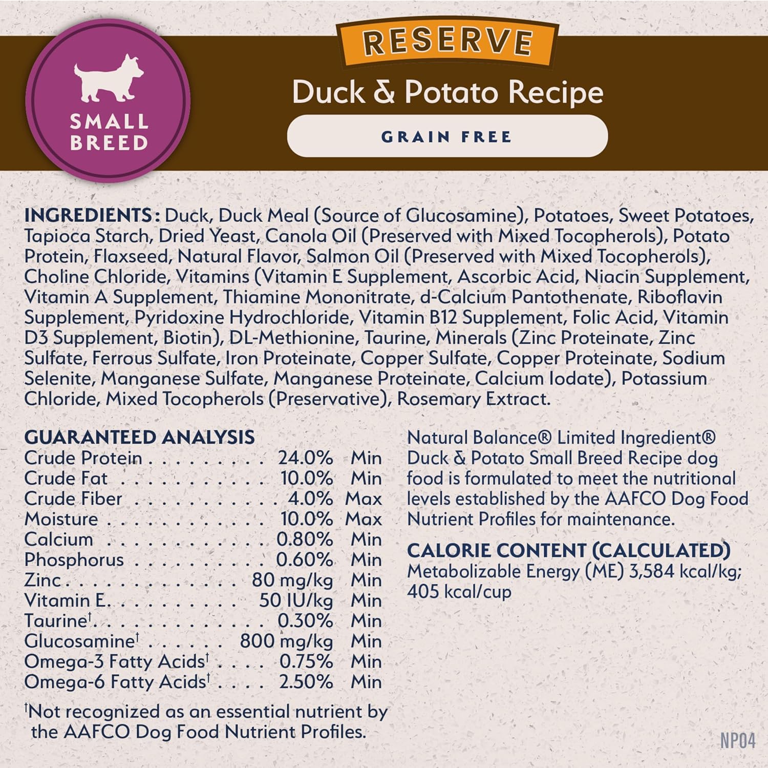 Natural Balance Limited Ingredient Duck & Potato Dry Dog Food