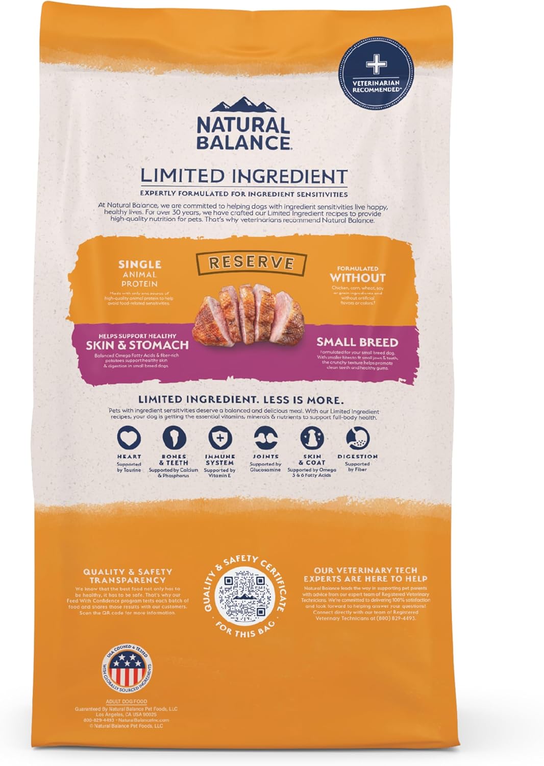 Natural Balance Limited Ingredient Duck & Potato Dry Dog Food