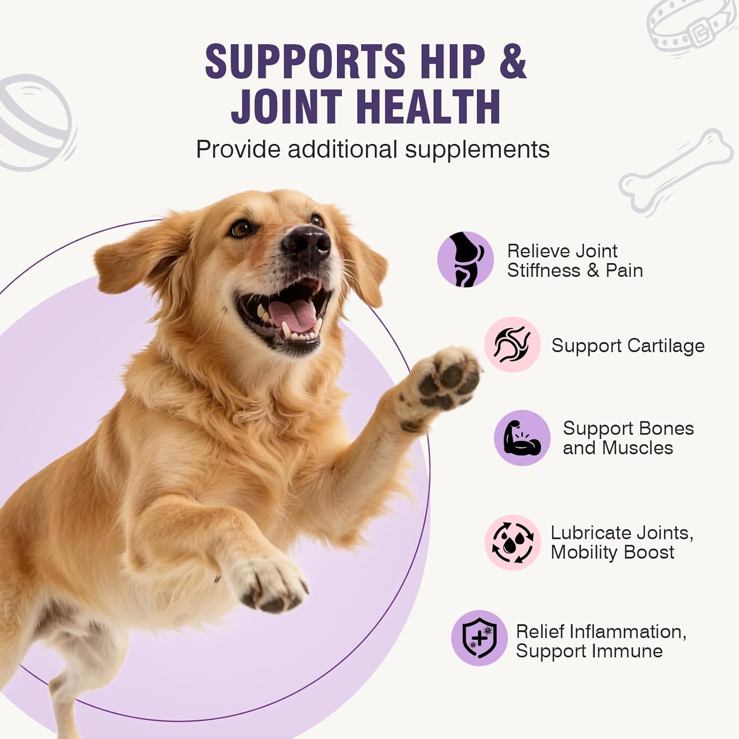Glucosamine Joint Support Chews for Dogs