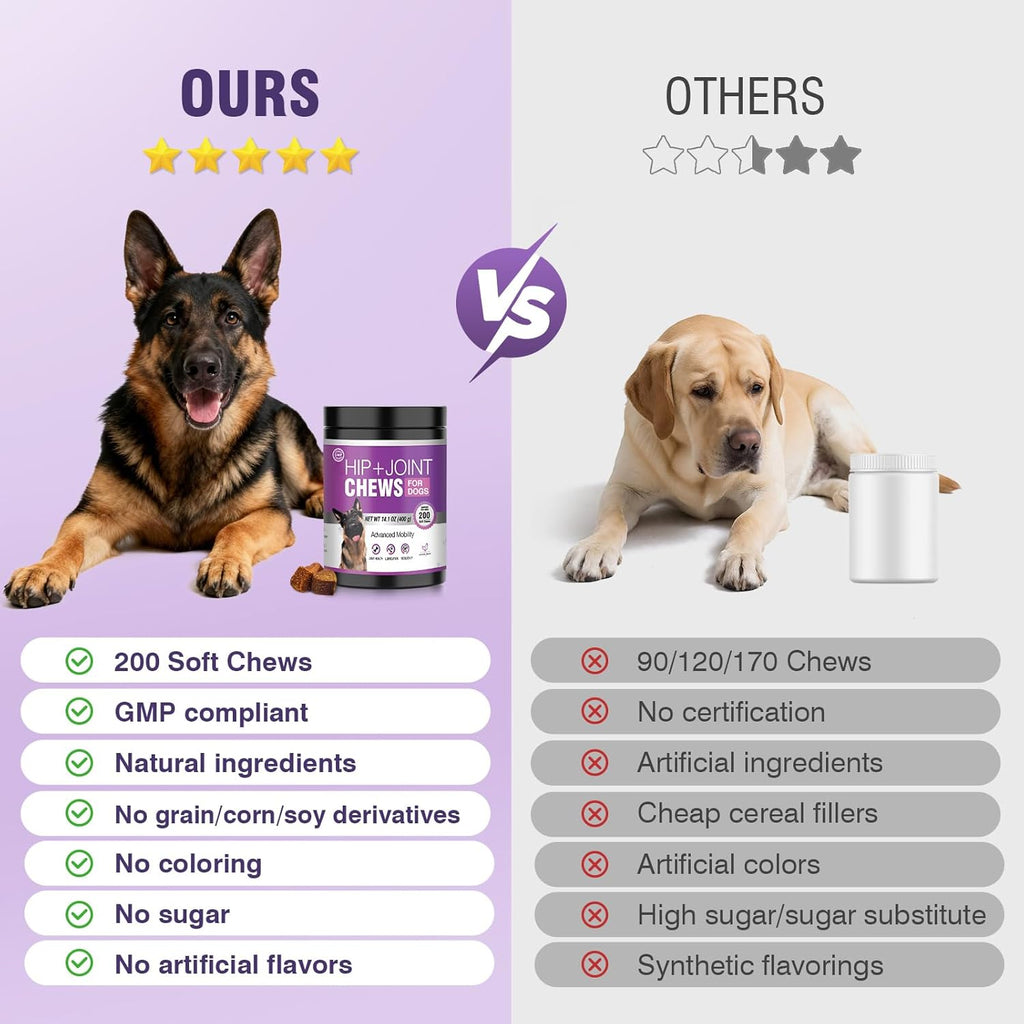 Glucosamine Joint Support Chews for Dogs