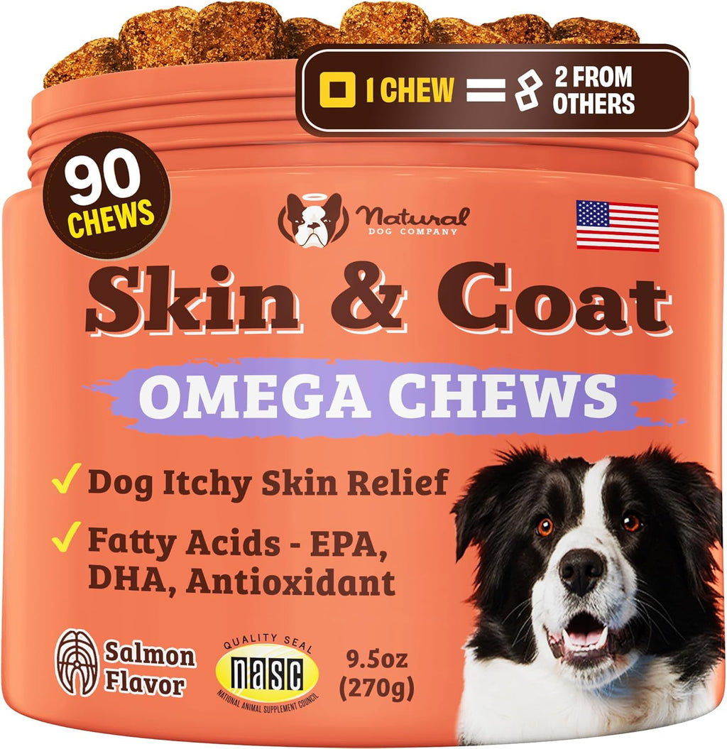 Natural Dog Company Skin & Coat Supplement for Dogs