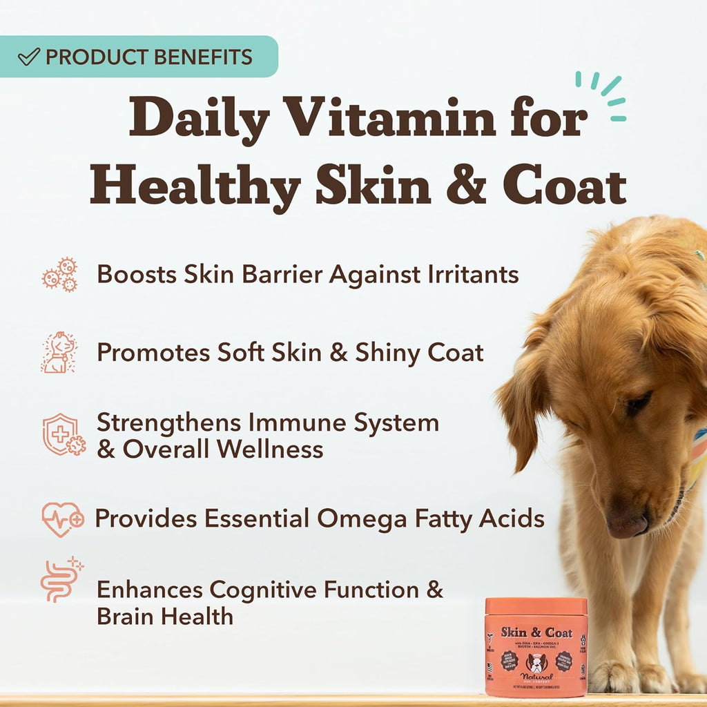 Natural Dog Company Skin & Coat Supplement for Dogs