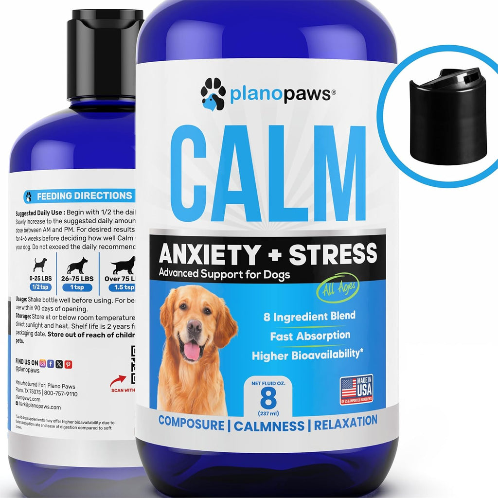 Dog Anxiety Relief Calming Liquid Supplement