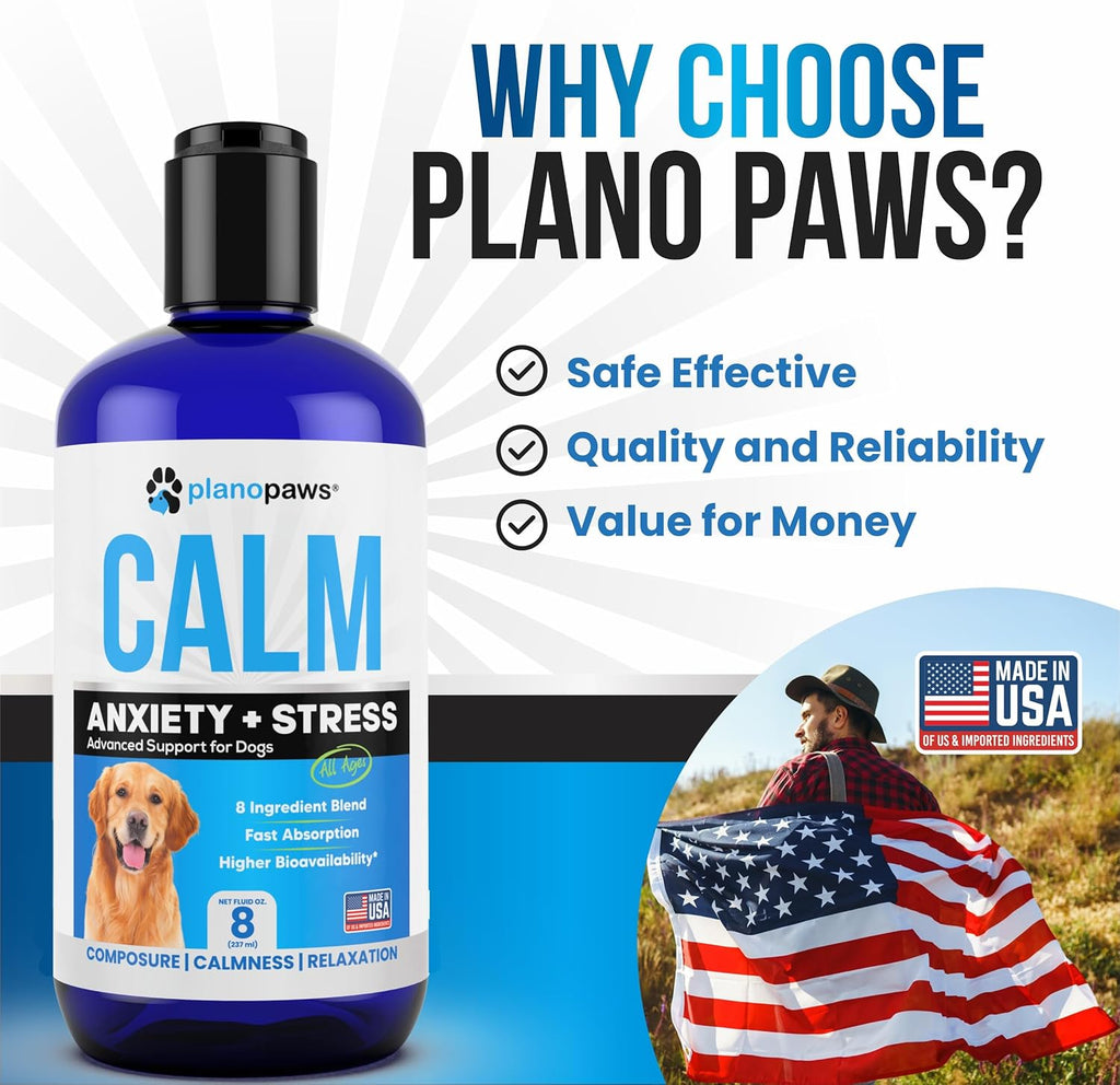 Dog Anxiety Relief Calming Liquid Supplement