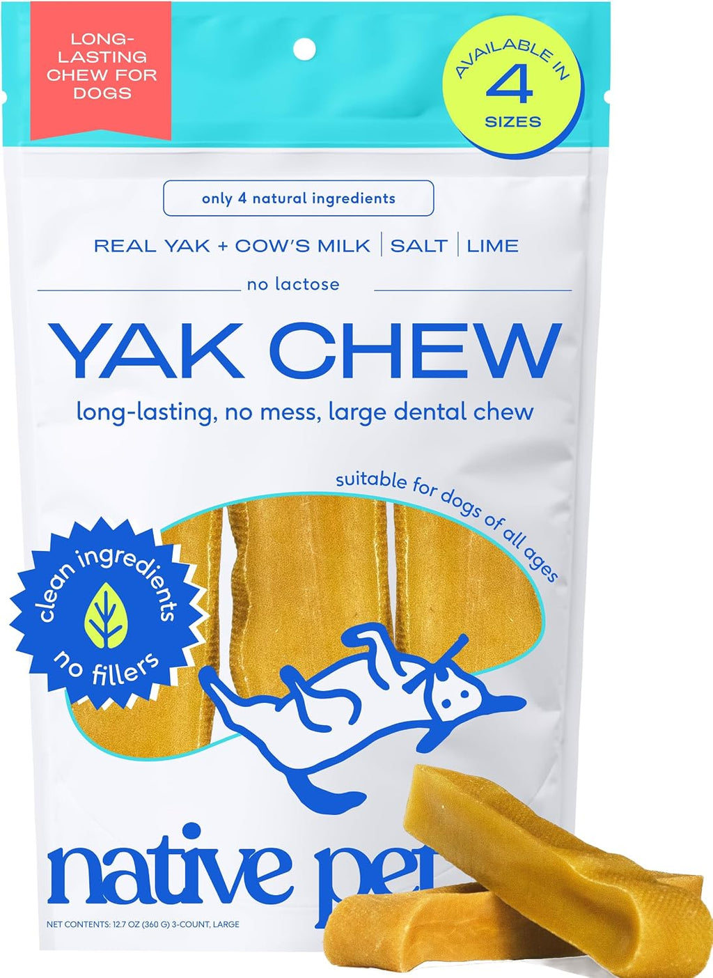 Native Pet Himalayan Yak Cheese Dog Chews