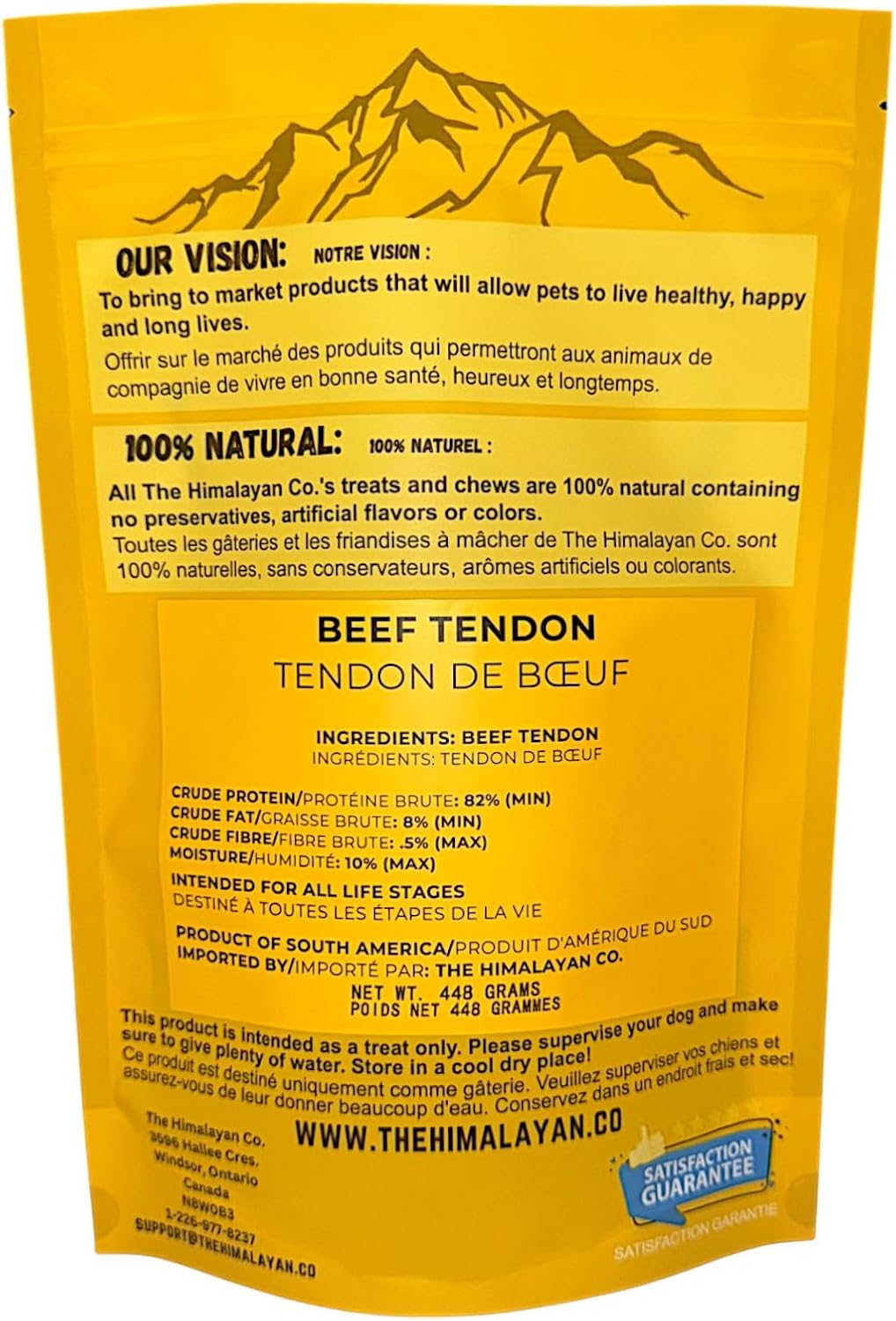 Heavy Beef Tendon Dog Chews