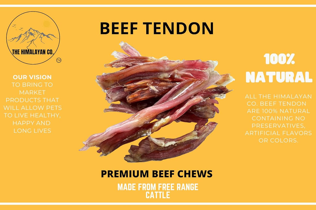 Heavy Beef Tendon Dog Chews