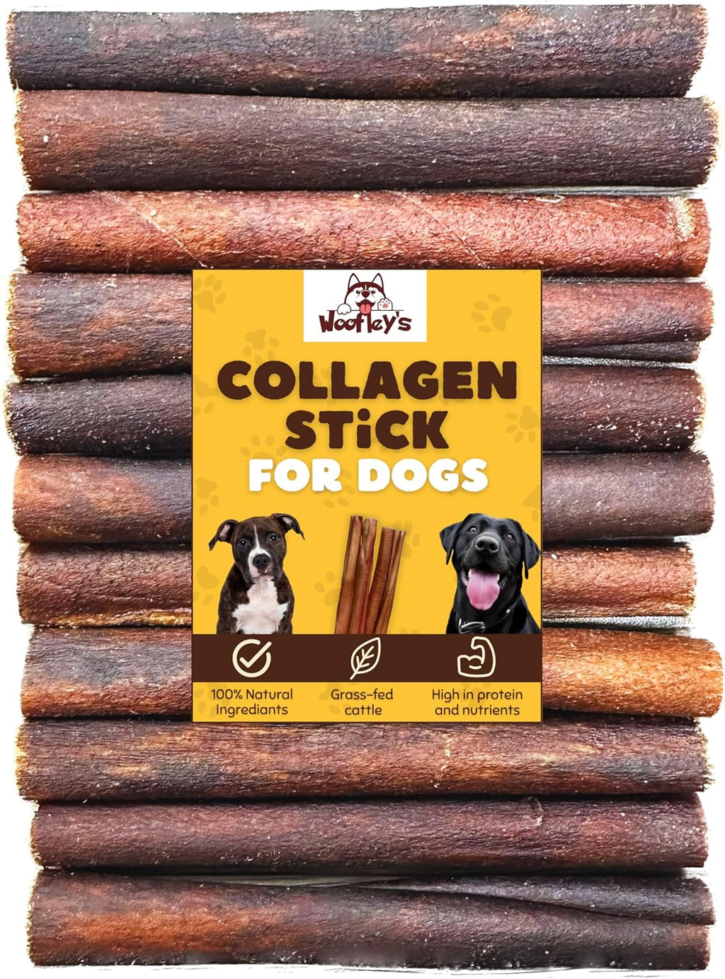 Woofley's 6-Inch Collagen Sticks for Dogs