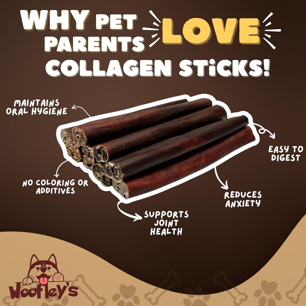 Woofley's 6-Inch Collagen Sticks for Dogs