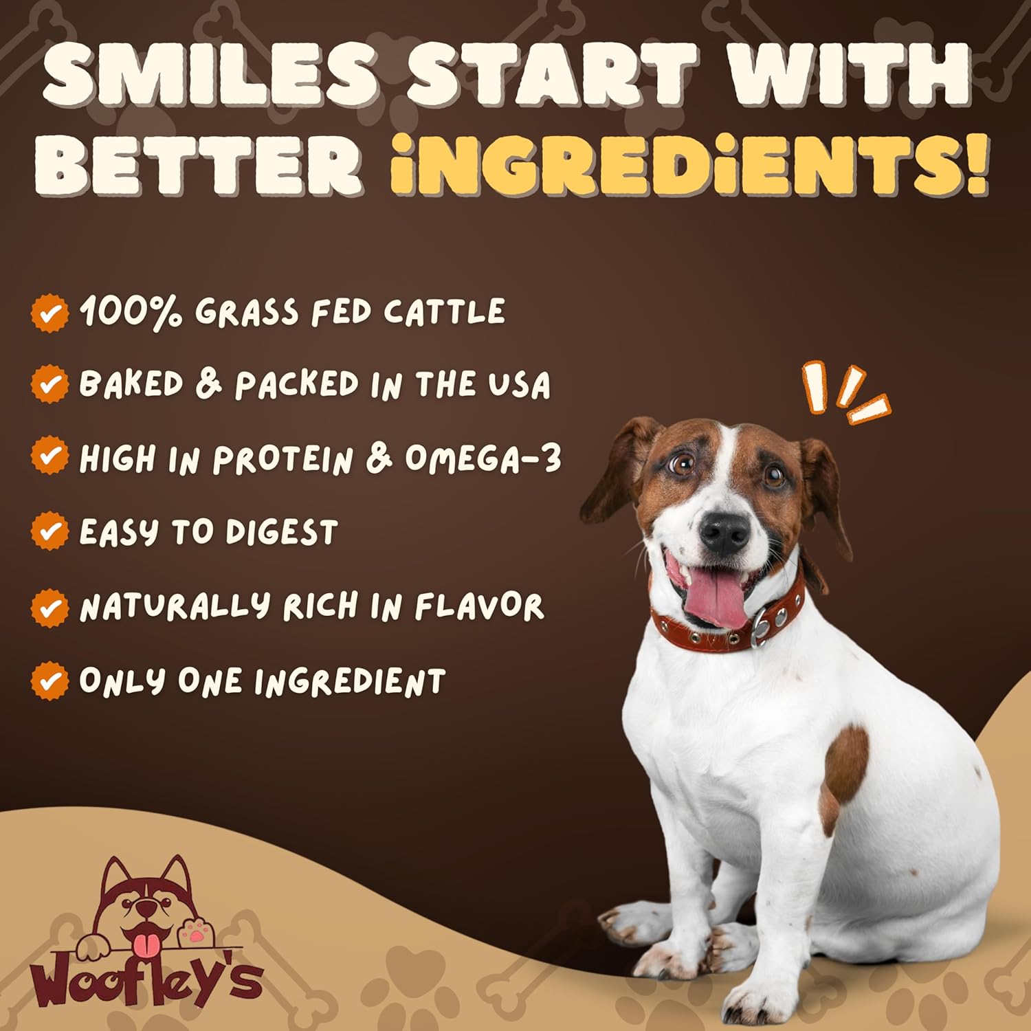 Woofley's 6-Inch Collagen Sticks for Dogs