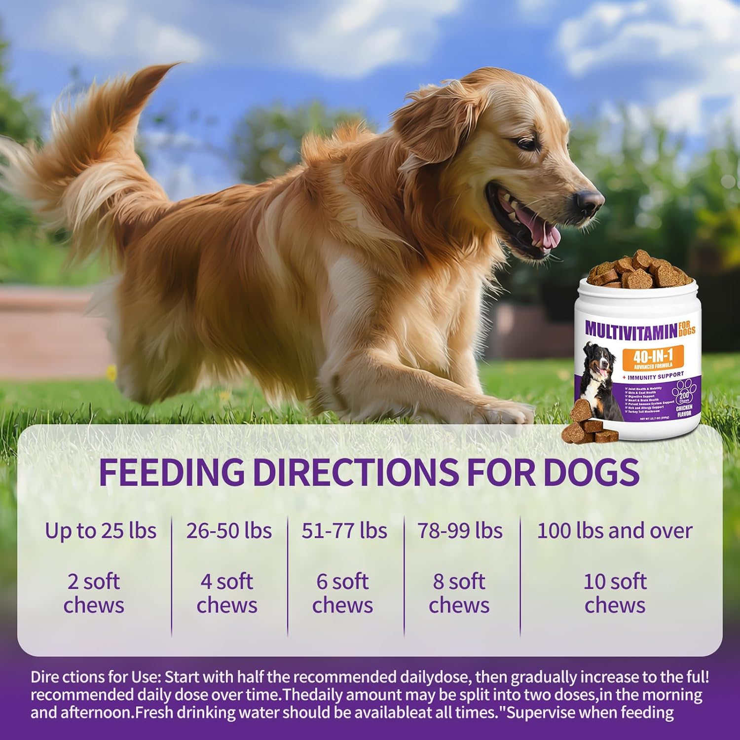 40-in-1 Dog Multivitamin Chews